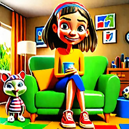 Générer une image de cartoon en 3D dynamique