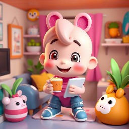 Générer une image de cartoon en 3D dynamique