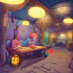 slow camera pan across a lonely highway at night, old dhaba glowing with dim yellow lights, light fog moving, cinematic horror mood, smooth motion